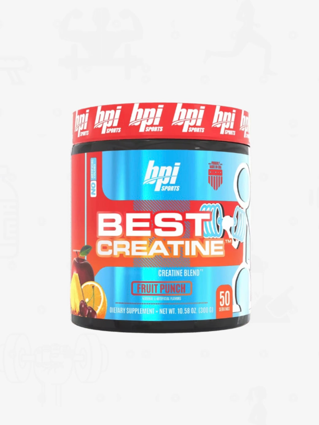 BPI Best Creatine 50 Serv con sabor | Creatina Avanzada para Fuerza y Energía