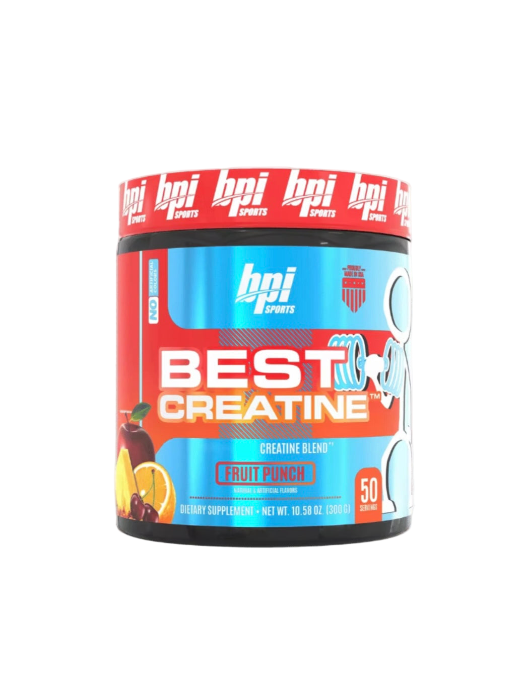 BPI Best Creatine 50 Serv con sabor | Creatina Avanzada para Fuerza y Energía