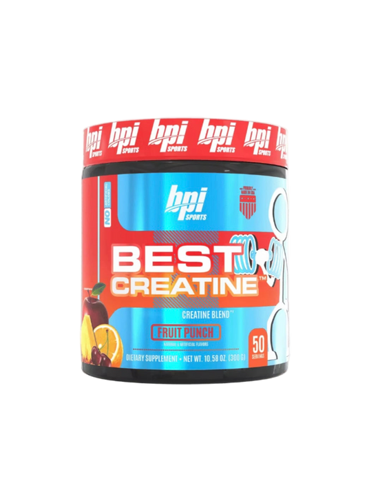 BPI Best Creatine 50 Serv con sabor | Creatina Avanzada para Fuerza y Energía