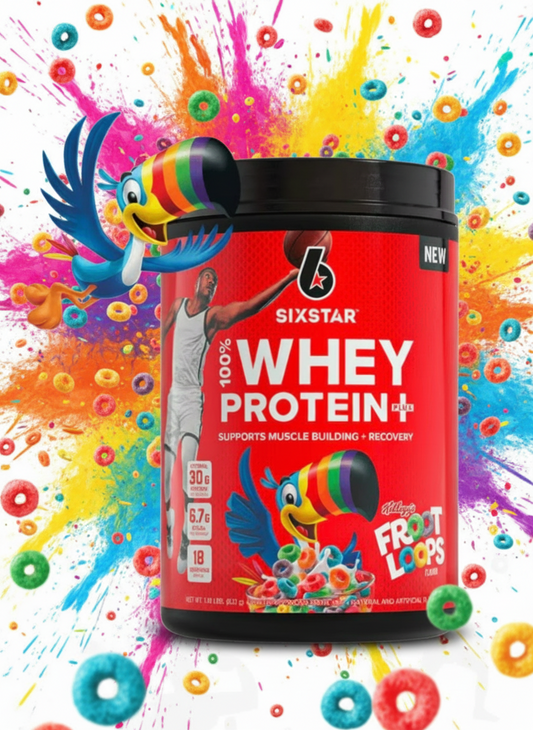 SixStar 100% Whey Protein 1.82 Lbs – Sabor Zucaritas y Froot Loops