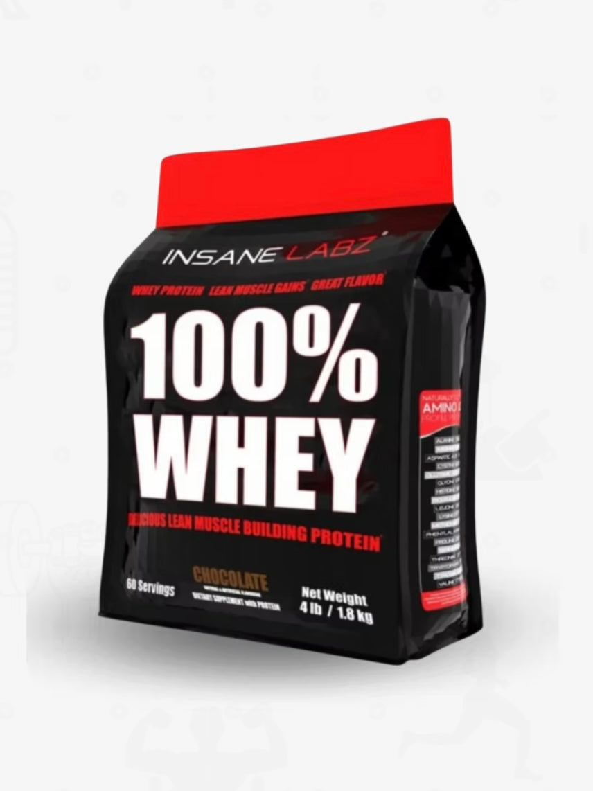 Ins Insane 100% Whey 4lbs | Proteína de Suero de Leche para Masa Muscular
