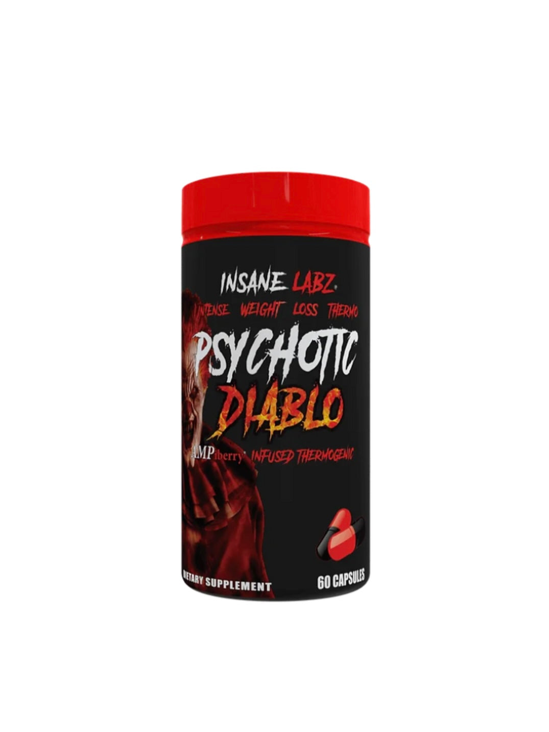 INS Psychotic Diablo 60 Caps | Termogénico Ultra Potente para Quema de Grasa