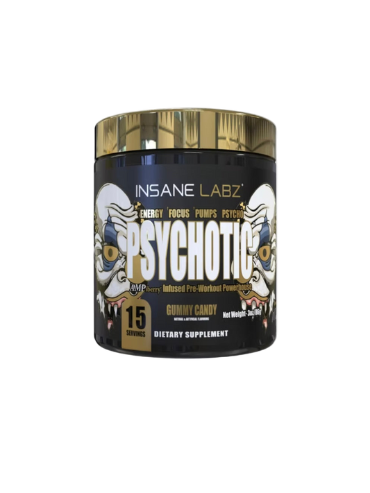 INS Psychotic Gold 15 Serv | Pre-Entreno Premium para Energía y Bombeo